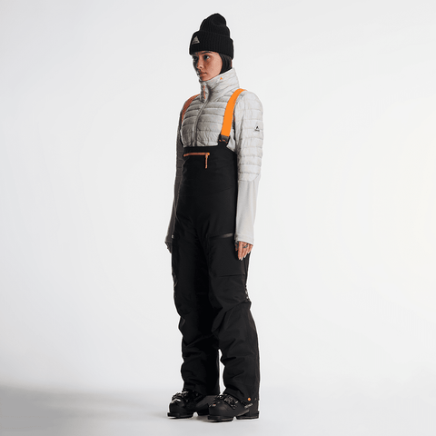 MTN-X Cliff 3L women's bib pants - Black