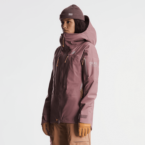 MTN-X Panorama 3L women's jacket - Light plum