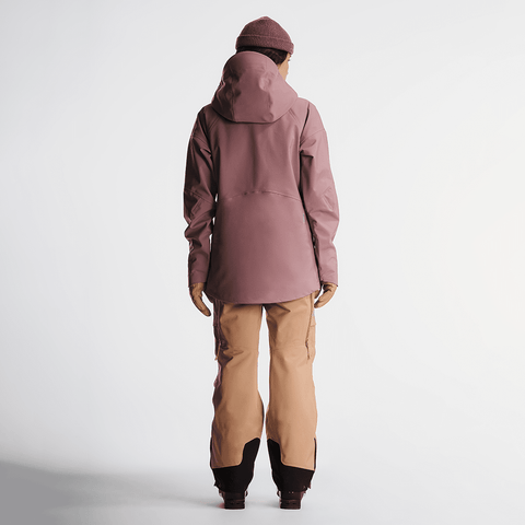 MTN-X Panorama 3L women's jacket - Light plum