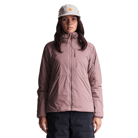 Ravine women's hooded jacket - Light plum