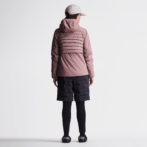 Ravine women's hooded jacket - Light plum