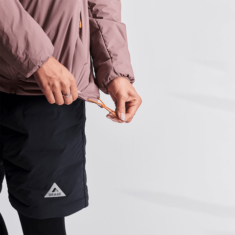 Ravine women's hooded jacket - Light plum