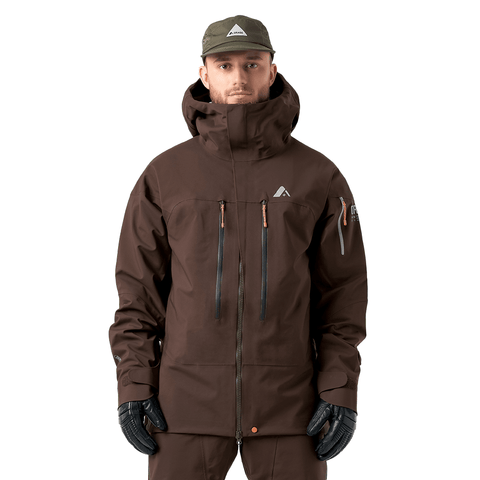 MTN-X Spurr 3L jacket - Dark soil