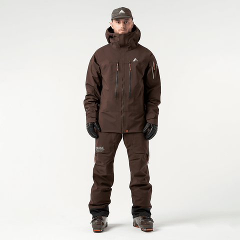 MTN-X Spurr 3L jacket - Dark soil