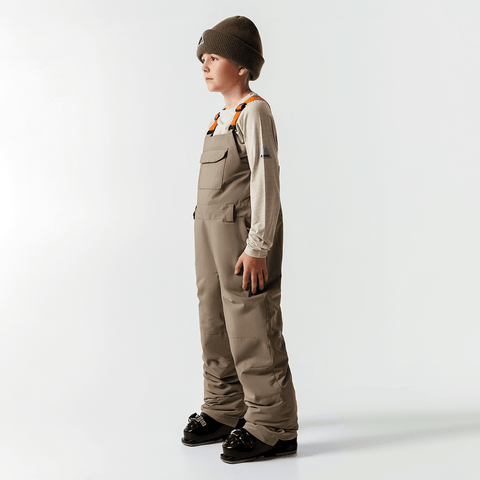 Terrain insulated bib kids' pants - Clay