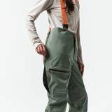 MTN-X Treeline 3L light bib women's pants - Dark leaf