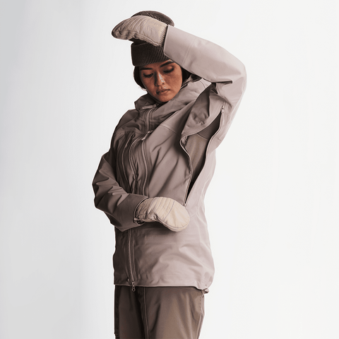 Apex MTN-X 3L shell women's jacket - Scree