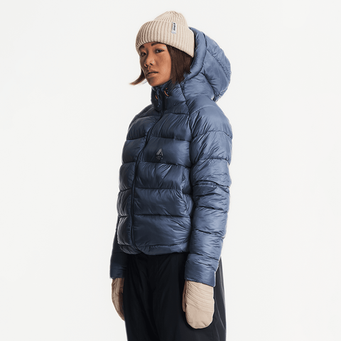 Polar down hooded women's jacket - Aegean