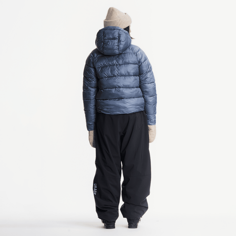 Polar down hooded women's jacket - Aegean