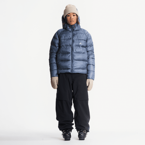 Polar down hooded women's jacket - Aegean