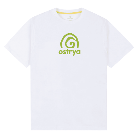 Rising swirl equi-tee - White