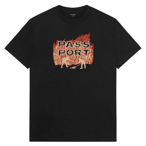 Brush fire t-shirt - Black