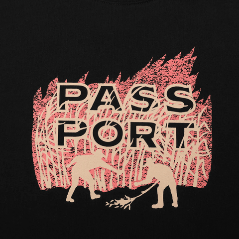 Brush fire t-shirt - Black