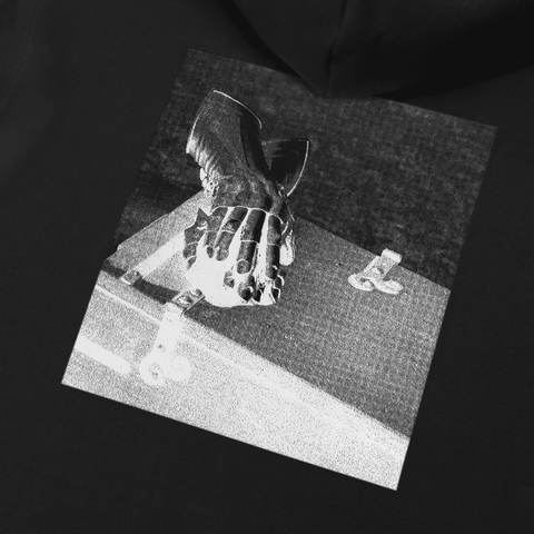 Gauntlets zip hoodie - Black