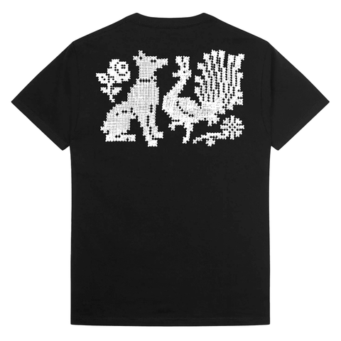 Needlework t-shirt - Black