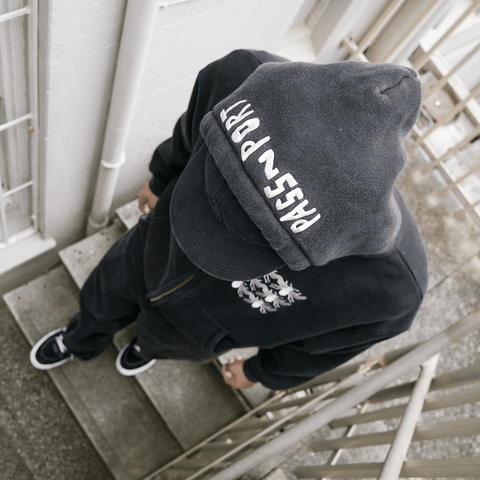 Scissorcraft zip hoodie - Black