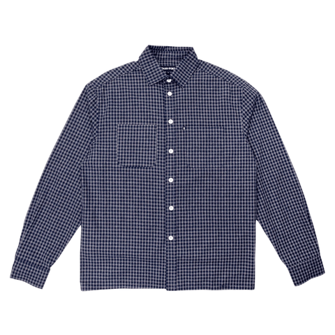 Workers check shirt - Navy