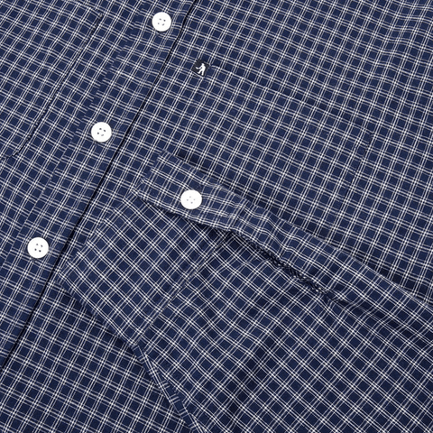 Workers check shirt - Navy