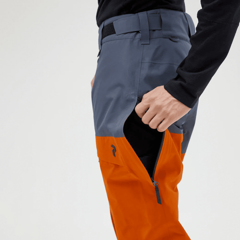 Gravity Gore-Tex® 3L pants - Ombre blue / Gold flame / Salute blue