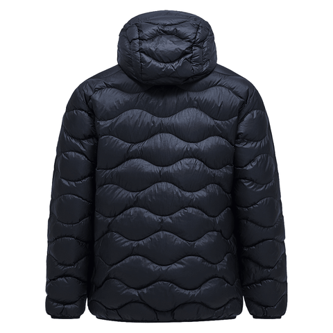 Helium down hooded jacket - Black