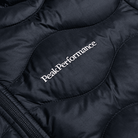 Helium down hooded jacket - Black
