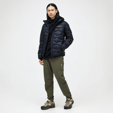 Helium down hooded jacket - Black