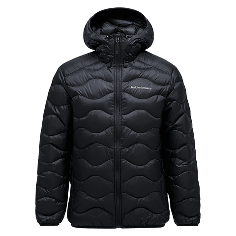 Helium down hooded jacket - Black