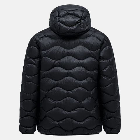 Helium down hooded jacket - Black