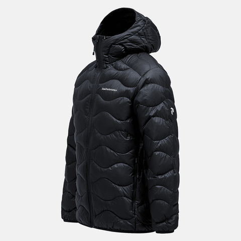 Helium down hooded jacket - Black