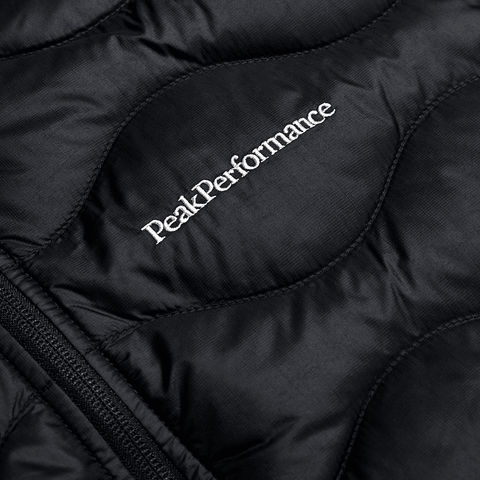 Helium down hooded jacket - Black