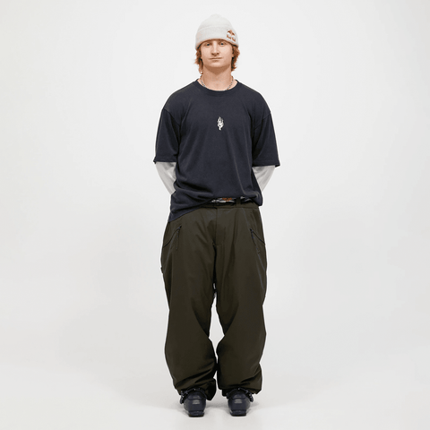 Max double layer long sleeve - Black / Off white