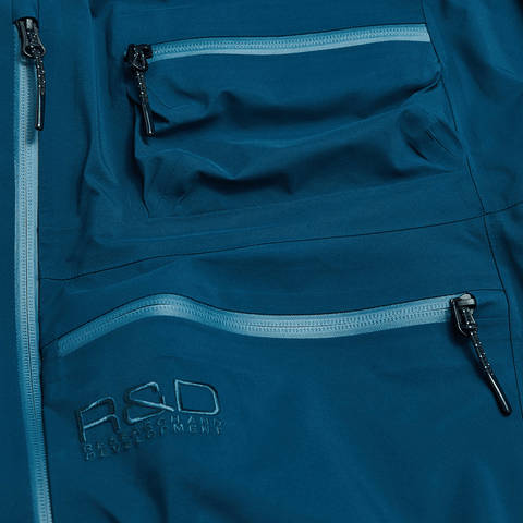 Vislight Gore-Tex® C-Knit 3L pants - Infinity teal / Salute blue