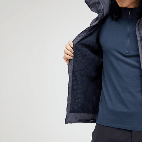 Vislight Alpha mid-layer jacket - Ombre blue