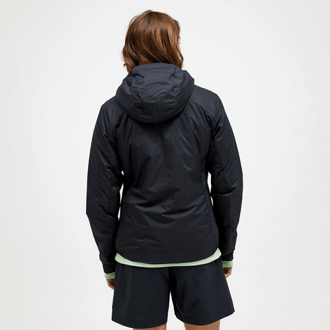 Freelight reversible insulated hooded women's jacket - Black