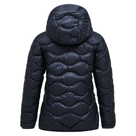 Helium down hooded women's jacket - Black