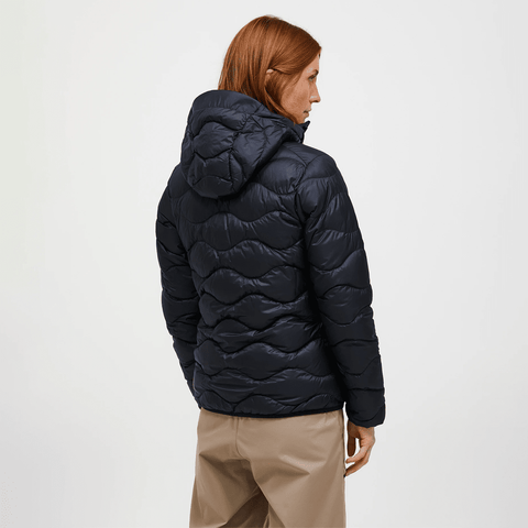 Helium down hooded women's jacket - Black