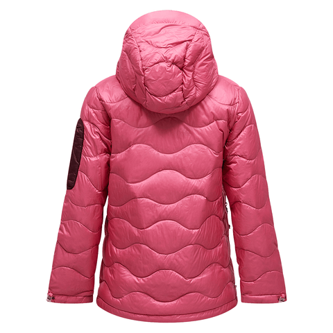 Helium utility down hooded women's jacket - Mountain blush / Frosted blossom