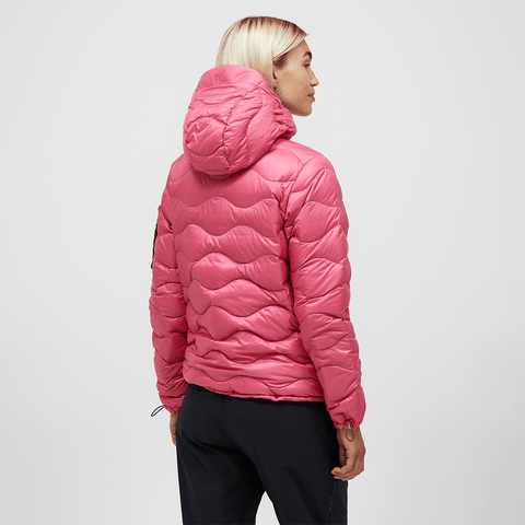 Helium utility down hooded women's jacket - Mountain blush / Frosted blossom