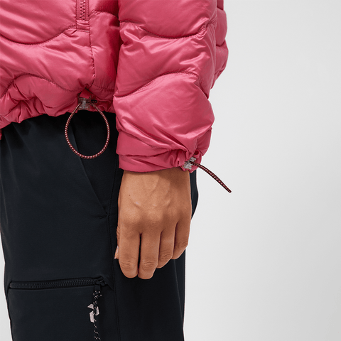 Helium utility down hooded women's jacket - Mountain blush / Frosted blossom