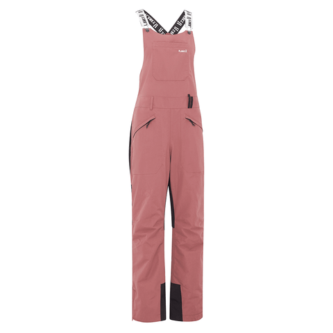 Fun-garees women's bib pants - Clay red