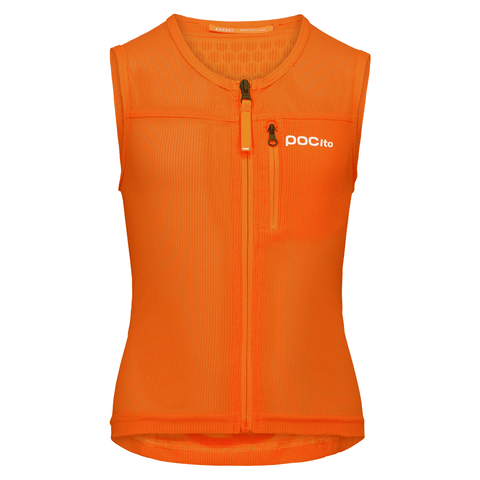 POCito VPD air vest kids' back protector - Fluorescent orange