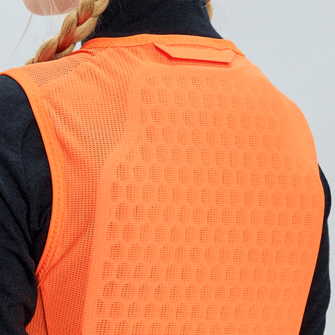 POCito VPD air vest kids' back protector - Fluorescent orange