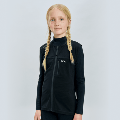 Youth VPD air vest kids' back protector - Uranium black