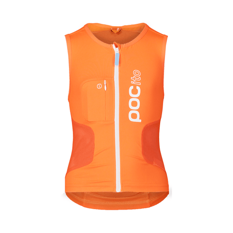 POCito VPD air vest kids' back protector - Fluorescent orange