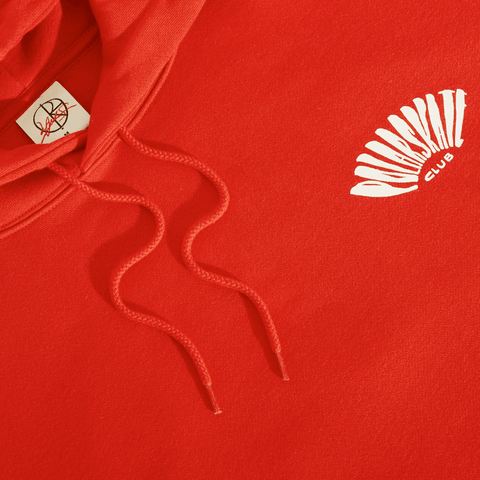 Dave Polar skate club hoodie - Red