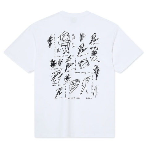 Sad at times t-shirt - White