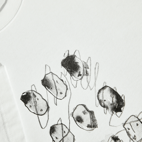 Sequence t-shirt - Cloud white