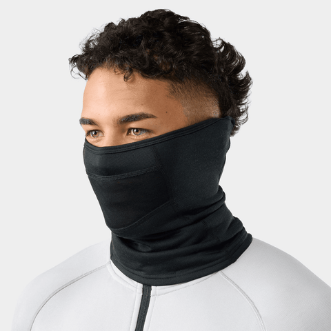 Active fleece hinged balaclava - Black