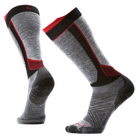 Intraknit™ targeted cushion ski socks - Black