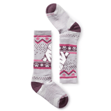 Full cushion OTC kids' ski socks - Purple polar bear